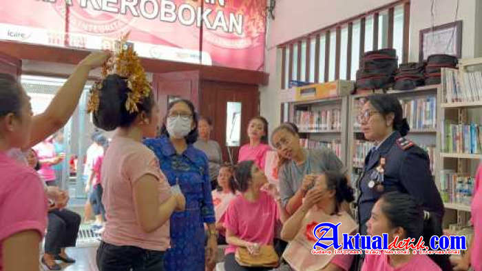 Dukung Pengembangan Keterampilan Warga Binaan LPP Kerobokan, LKP Agung Serahkan Beasiswa