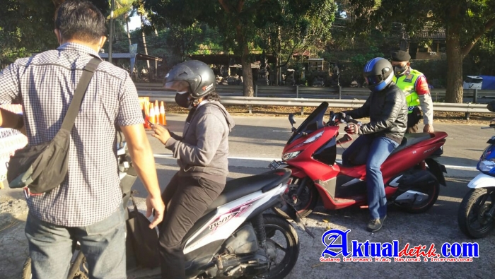 Pos Pemeriksaan dan Penyekatan Masceti Putar Balik 270 Kendaraan