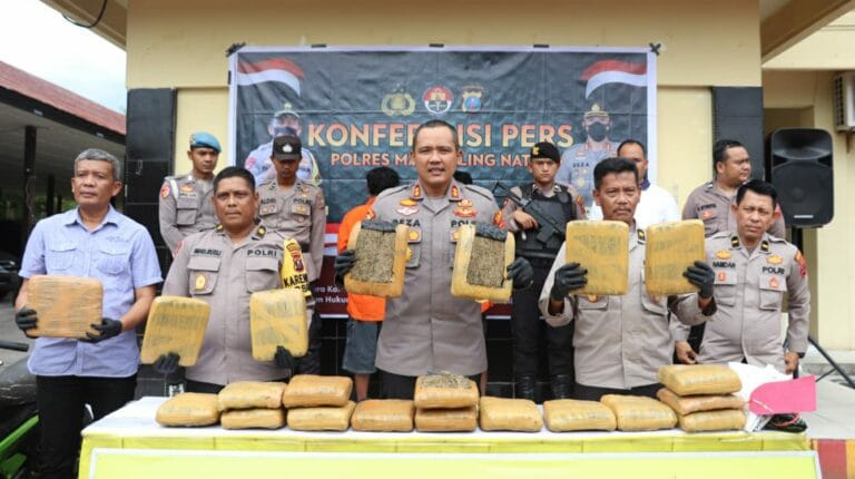 Polres Madina Kasih Kado Di Awal Tahun 2023 Dengan Pengungkapan Kasus Narkoba