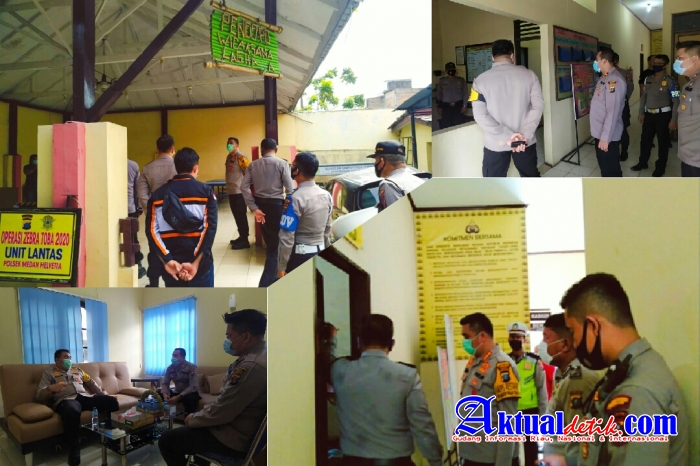 Sidak Ke Polsek Medan Helvetia, Kapolrestabes Medan Langsung Ke RTP Polsek Medan Helvetia