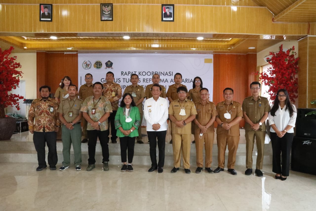Bupati Taput Buka Rakor Gugus Tugas Reforma Agraria Kabupaten Tapanuli Utara Tahun 2022