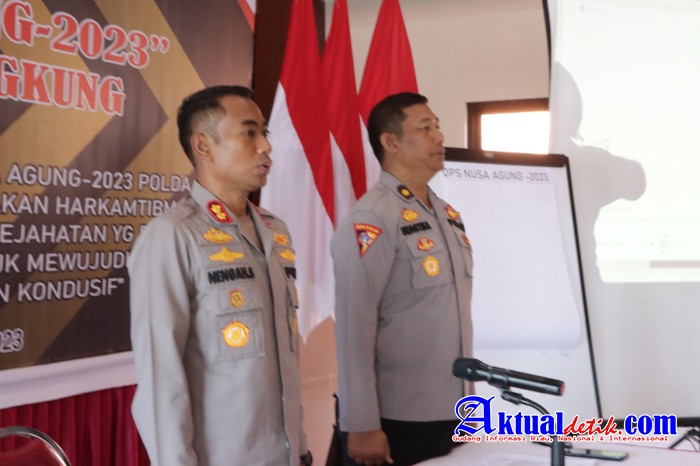Kapolres Klungkung Buka Lat Pra Ops "Ops Nusa Agung 2023"
