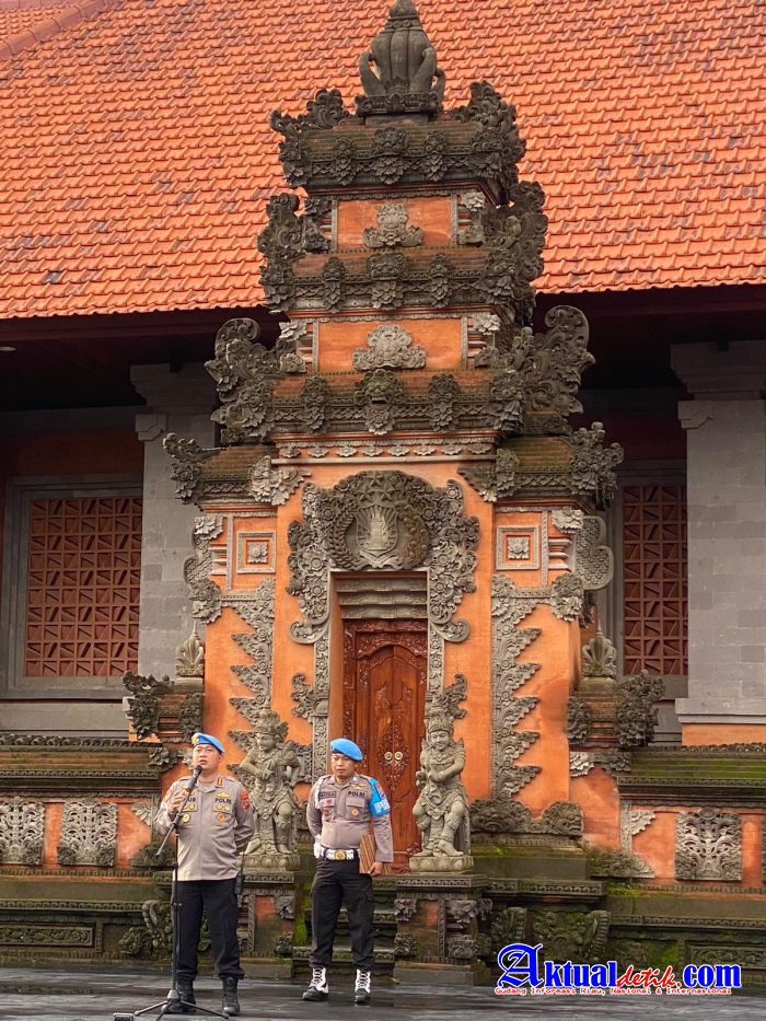 Pimpin Apel Pagi, Kabid Propam Polda Bali Tekankan Disiplin Anggota