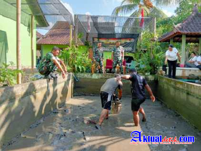 Program Ketahanan Pangan, Kodim 1619/Tabanan Melalui Jajaran Koramil Panen Ikan Lele Hasil Budidaya