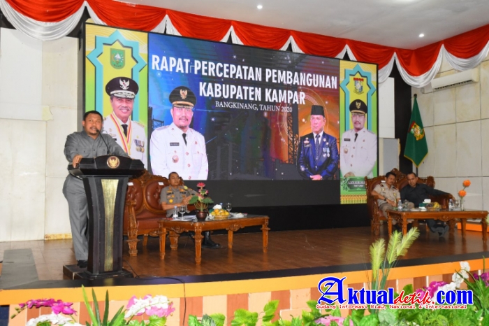 Bupati Kampar Jabarkan RPJMD dan Program Percepatan Pembangunan Tahun 2020