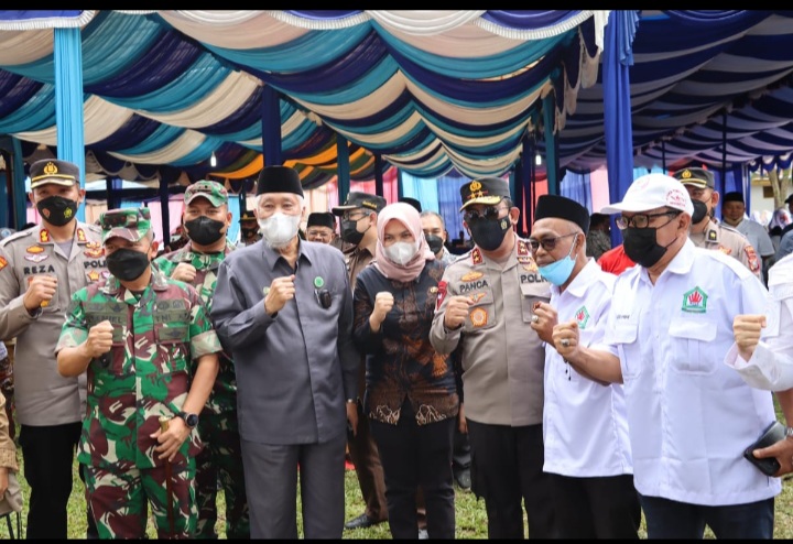 Road show, Kapoldasu dan Pangdam I/BB Ajak Ketua MUI Sumut Akselerasi Vaksin di Kota Santri