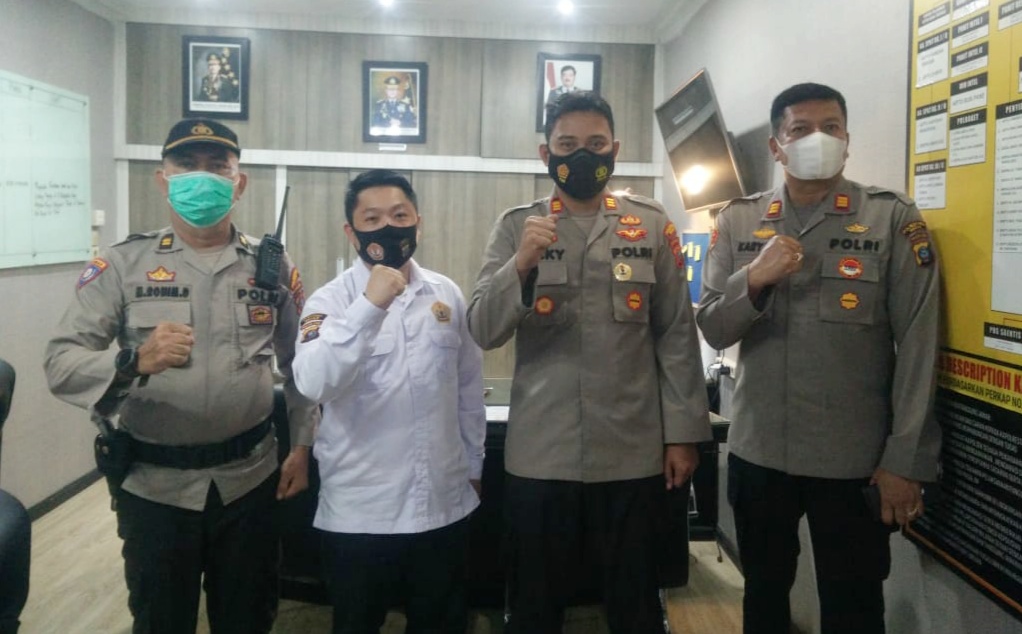 Ketua Pokdarkamtibmas Bhayangkara Resort Medan Jalin Kerjasama
