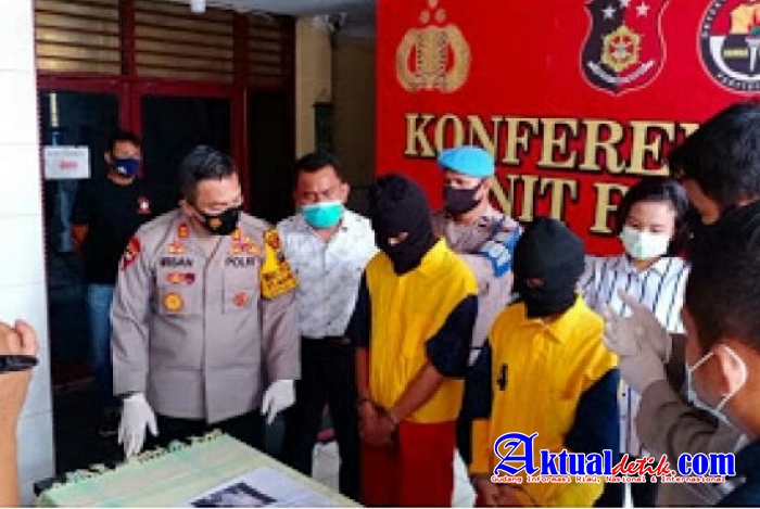 Polsek Percut Sei Tuan Ringkus Tersangka Penyiram Air Keras di Sibolga