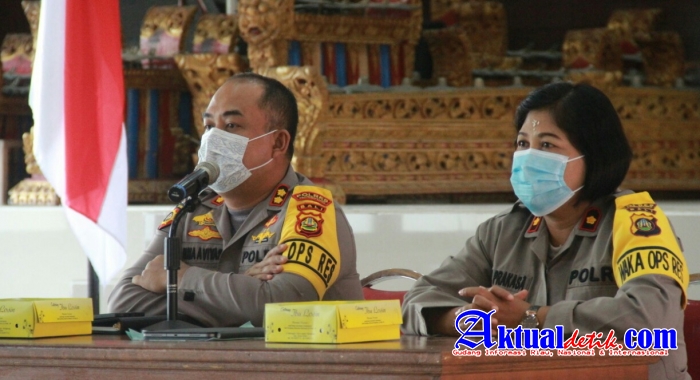 Kapolres Klungkung : Beri Penekanan Personil OPS Ketupat Agung 2021