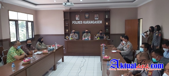 KunkerTim Peneliti STIK Lemdiklat Mabes Polri Terkait Radikalisme dan Terorisme di Polres Karangasem