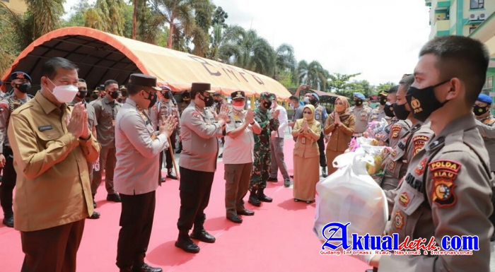 Kunjungi Lokasi Isoter, Wakapolri Semangati Pasien Rawat