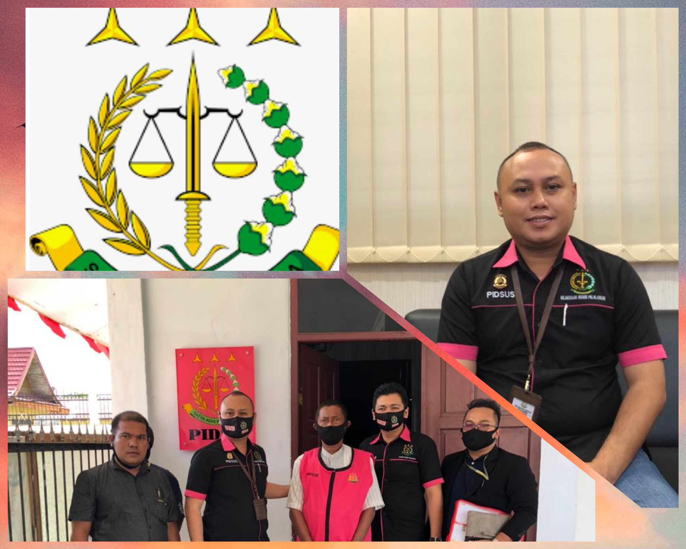 Kasi Pidsus Kejari Pelalawan, Andre Antonius, S.H.,M.H Tahan Tersangka