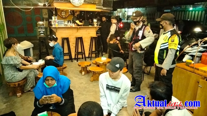 Polsek Padang Hulu Resort Tebing Tinggi Melaksanakan Operasi Yustisi Covid 19