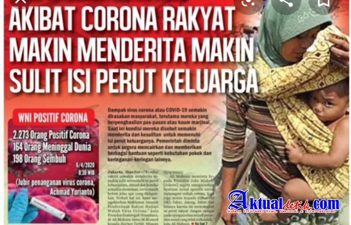 Warga Kota Pekanbaru "Gaduh" Tidak Diberikan Bantuan Pasca PSBB