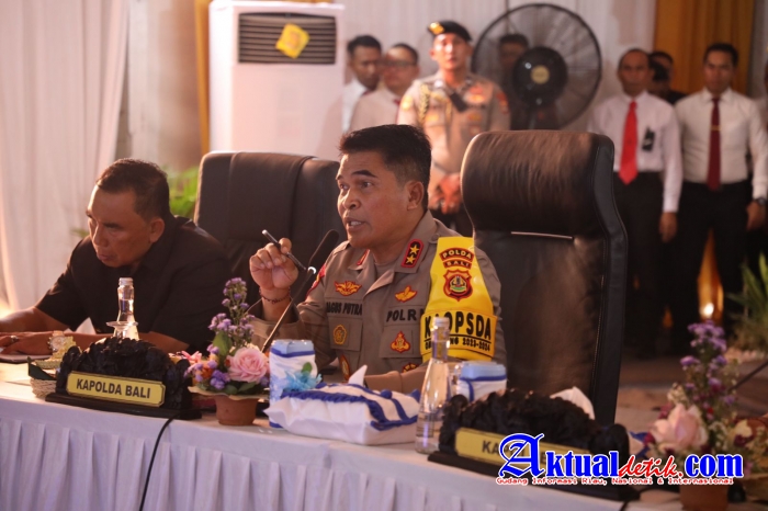 Kapolda Bali Kunjungi Polres Jembrana dan Adakan Focus Group Discussion Jelang Pemilu 2024