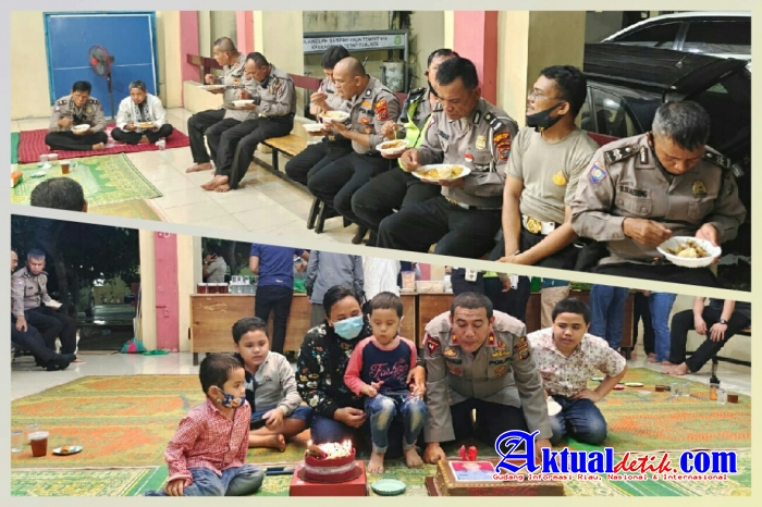 Keluarga Besar Polsek Medan Helvetia Melaksanakan Buka Puasa Bersama