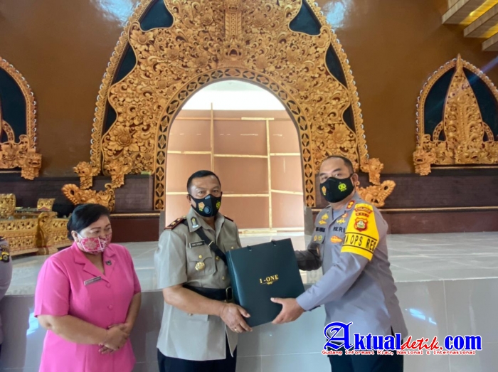 Pisah Sambut Wakapolres Klungkung dan Kapolsek Dilaksanakan Sederhana