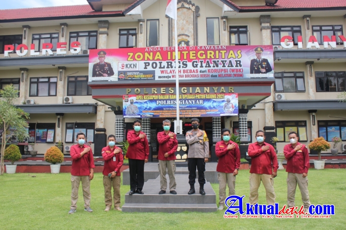 Supervisi dan Pembinaan Bid. Humas Polda Bali Kunjungi Polres Gianyar