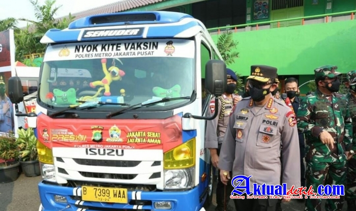 Kapolri Gelar Posko PPKM di Pasar, Pastikan Perekonomian dan Protokol Kesehatan Berjalan