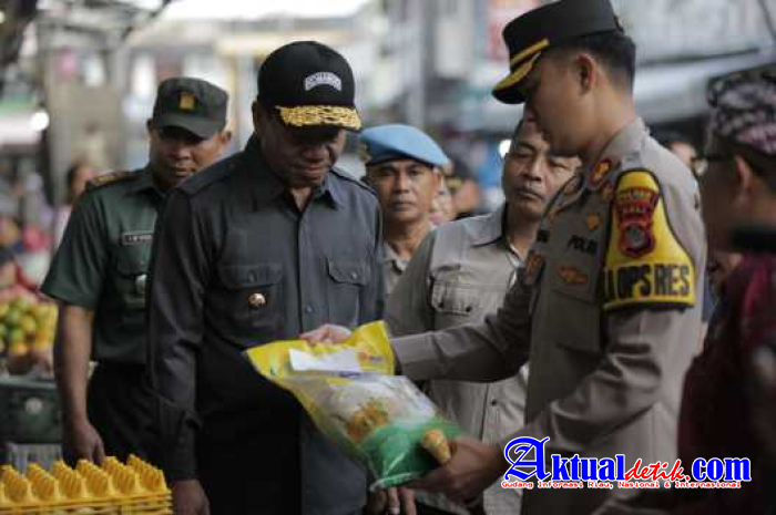 Sidak di Pasar Anyar, Terucap Kata-Kata dari Pedagang "Harga Beras Naik Pak"