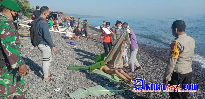 Ditemukan Mayat Tanpa ldentitas ditengah Laut