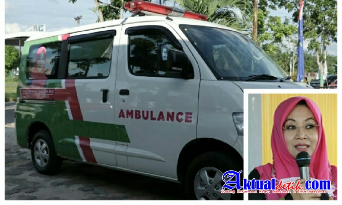 Anggota DPD RI Ini Serahkan Bantuan Ambulance di Kabupaten Pelalawan