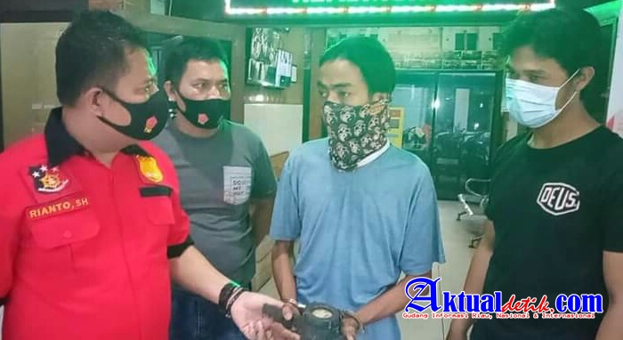 Pelaku Pencuri Meteran Air Diamankan Dari tempat Persembunyiannya