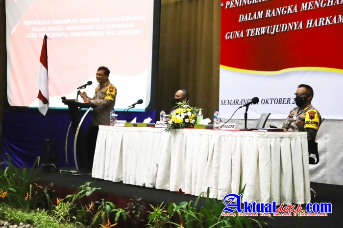 Jelang Pilkada 2020, Kapolda Jateng Buka Pelatihan Pra Tugas Dalmas Kerangka