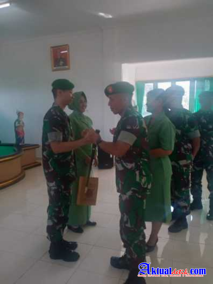 Dandim 1616/Gianyar Pimpin Acara Pelepasan dan Penyerahan Tugas Kasdim 1616/Gianyar