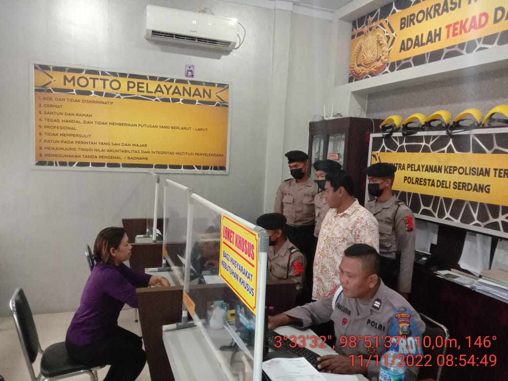 Tingkatkan Ilmu Kepolisian, SisDiktukba Polri Gel II SPN Hinai Latihan Kerja Mapolresta Deli Serdang