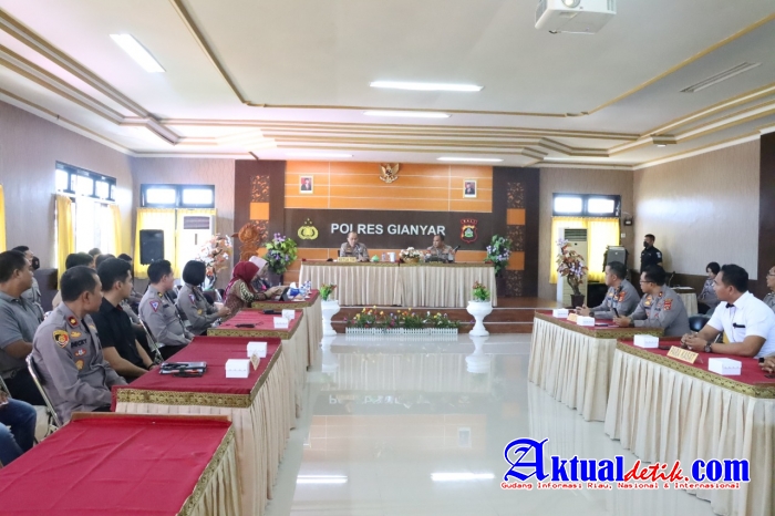 Polres Gianyar Terima Tim Evadasi dari SSDM Polri