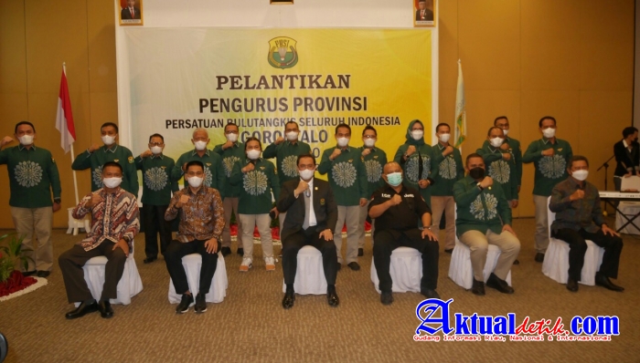 Kapolda Gorontalo Hadiri Pelantikan Pengurus PBSI Provinsi Gorontalo