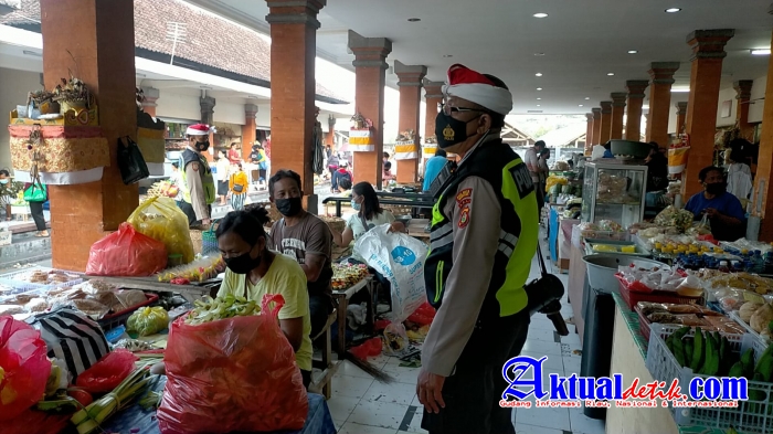 Himbauan dan Edukasi Tiada Henti Dari Polres Gianyar Tentang Protokol Kesehatan