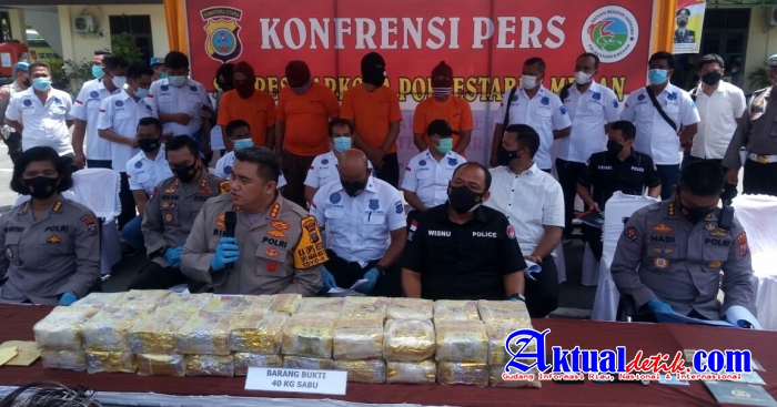 Polrestabes Medan Bongkar Penyelundupan Sabu 40 Kg, 4 Kurir Lintas Malaysia-Aceh-Medan