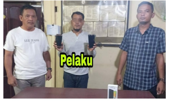 Pelaku Pencurian Dirumah Ustad Endi Diringkus Personil Kepolisian Madina