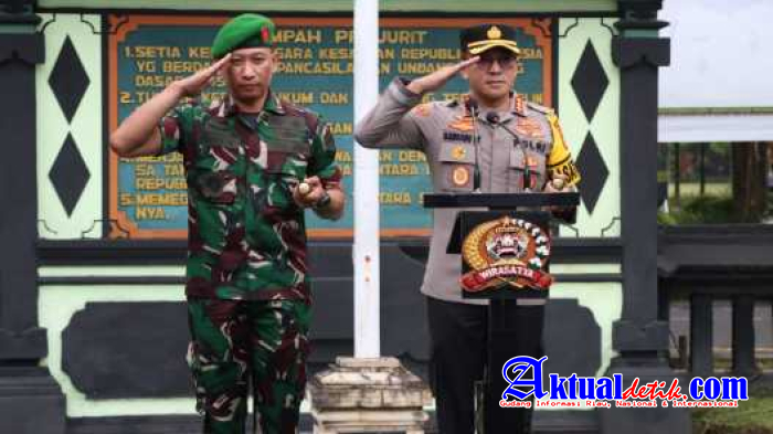 Jaga Solidaritas TNI-Polri, Polresta Denpasar Dan Kodim 1611 Badung Gelar Apel Sinergitas