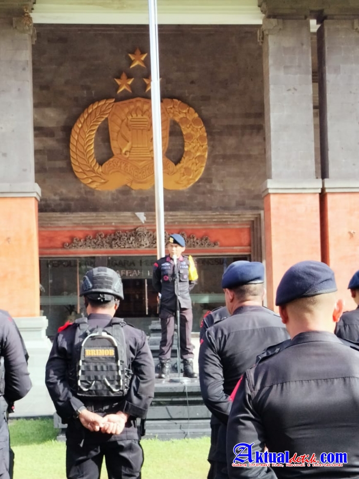 Pimpin Apel OMB Kasatgas Tindak Ingatkan Personel Jaga Kesehatan & Keselamatan