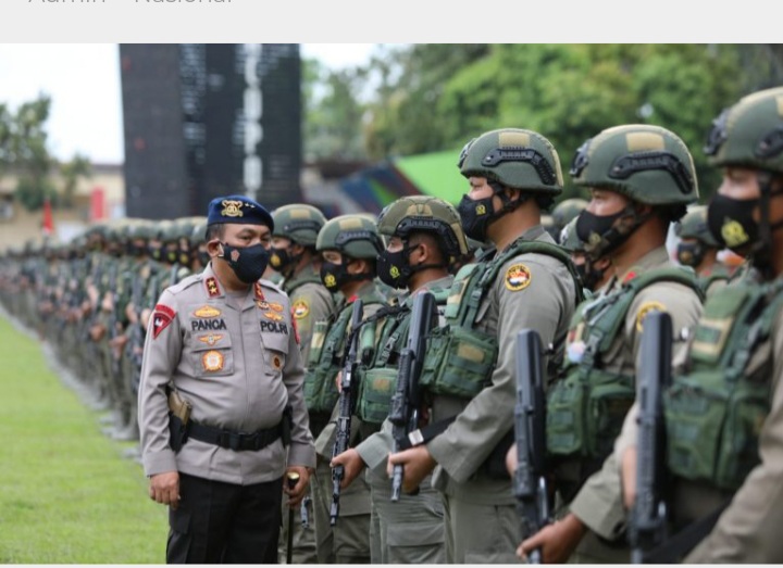 Kapolda Sumut Sambut Kepulangan 205 Personel Satgas Amole dari Papua
