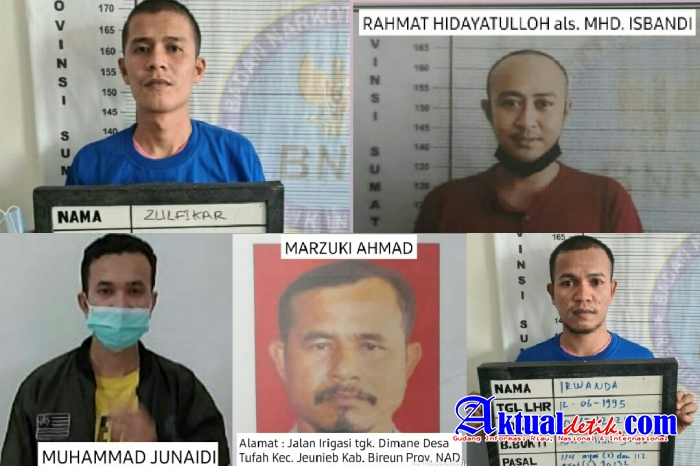 Memasuki Lebaran Ke Empat, 5 Tahanan BNNP Sumut Berhasil Kabur Dari Jeruji Besi