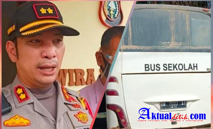 Kapolres Pelalawan Akui Ada Korban Tewas Dalam Laka Lantas Bus PT MUP Dan Sepeda Motor