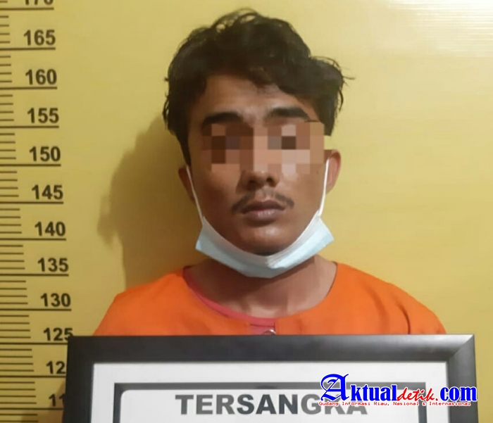 Edarkan Sabu di Pekanbaru, Pemuda Muara Mahat Tapung Masuk Sel Polsek Bukit Raya