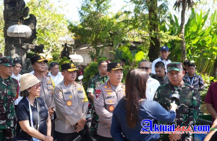 Kapolri dan Kapolda Bali dampingi Presiden RI kunjungi Tahura Mangrove