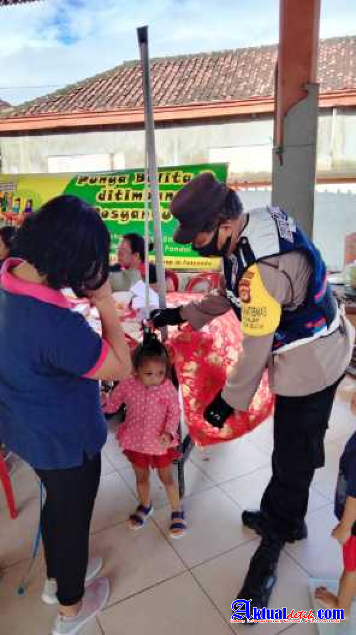 Polsek Densel Dukung Program Pemerintah Turunkan Angka Stunting