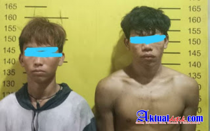 Dua Pria Curanmor Diringkus Anti Bandit Polsek Percut Sei Tuan