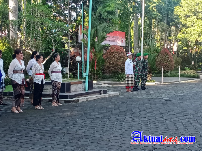 Dandim 1616/Gianyar Hadiri Upacara Peringatan Hari Bela Negara Ke-74