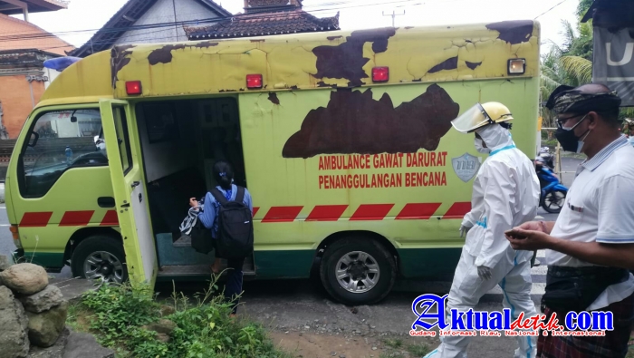 2 Warga Ubud Terkonfirmasi Positif Dijemput Untuk Laksanakan Isoter