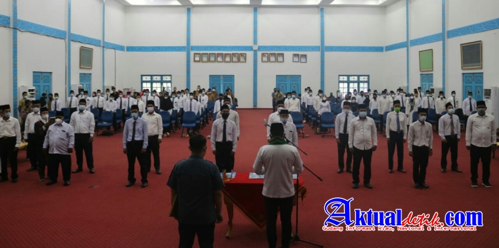 Bupati H.Zukri Tegaskan BPD dan Kades Kelola Dana Desa Yang Tepat Sasaran Bagi Pembangunan Desa