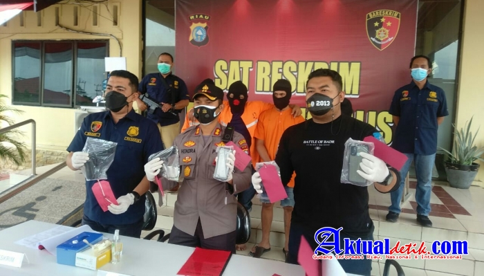 Polres Bengkalis Berhasil Ringkus Sindikat Penculikan Dengan Mengunakan Senpi