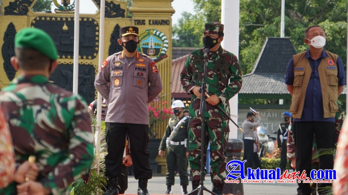 Panglima dan Kapolri Ingatkan Forkompimda Blora Waspadai Lonjakan Kasus Covid-19