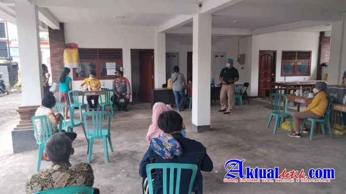 Gerai Vaksinasi Presisi Polres Karangasem Layani Masyarakat Umum di Desa Batusesa Kecamatan Rendang